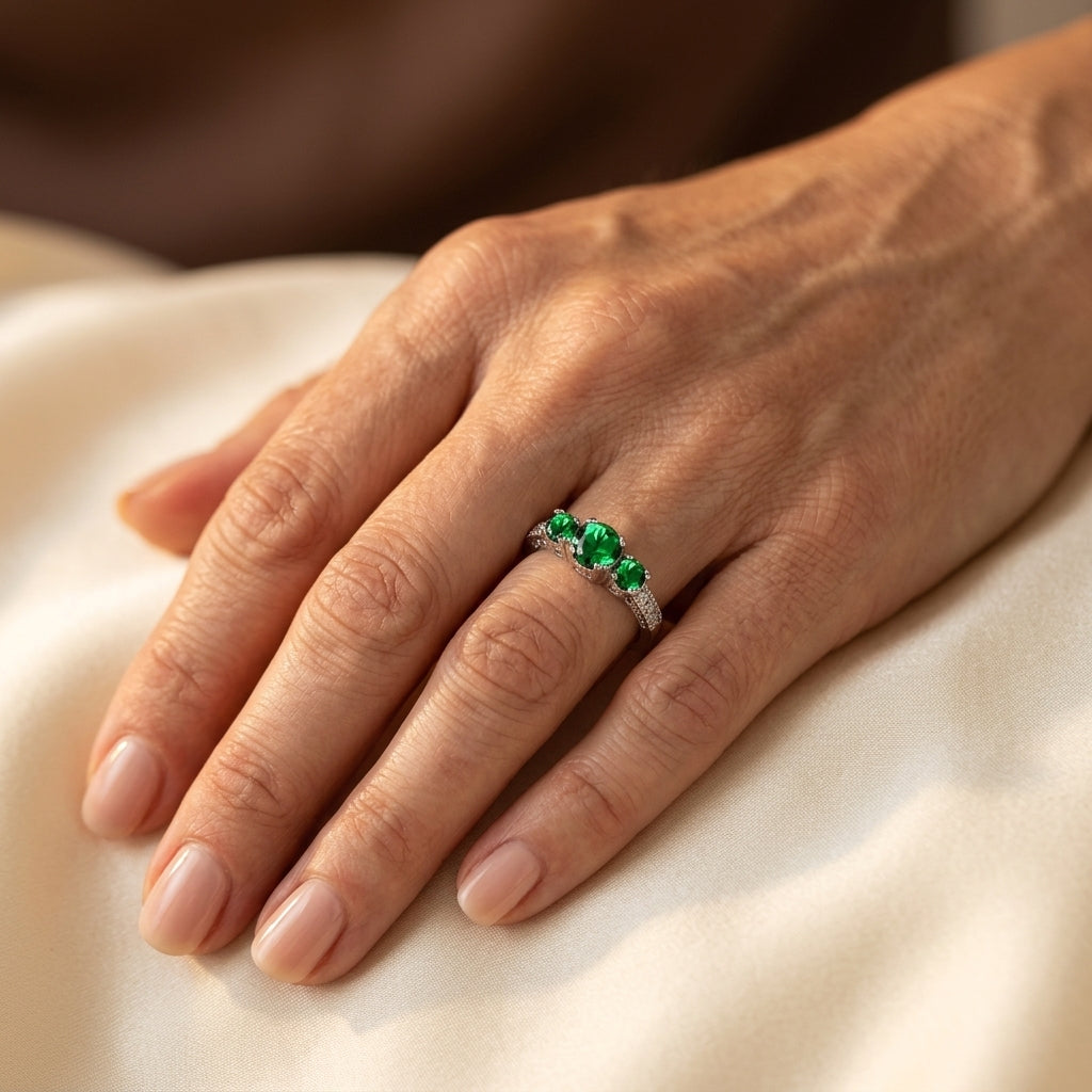 Serilda Wynloren Ring | Hvidguld