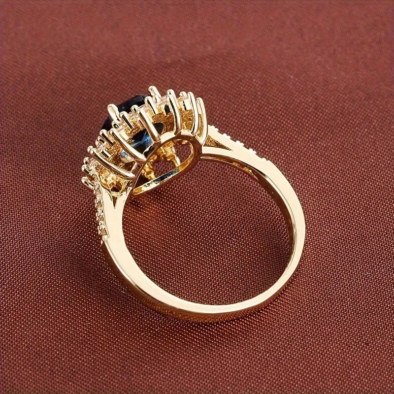 Vionne Saphirae Ring | Guld