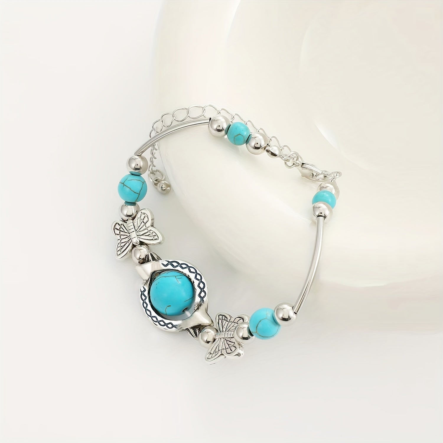 Oasis Butterfly Drift Armbånd | Hvidguld