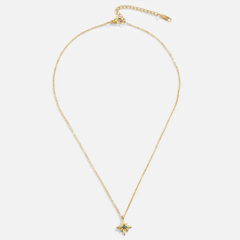 Estelle Celestial Gem Halskæde | Guld