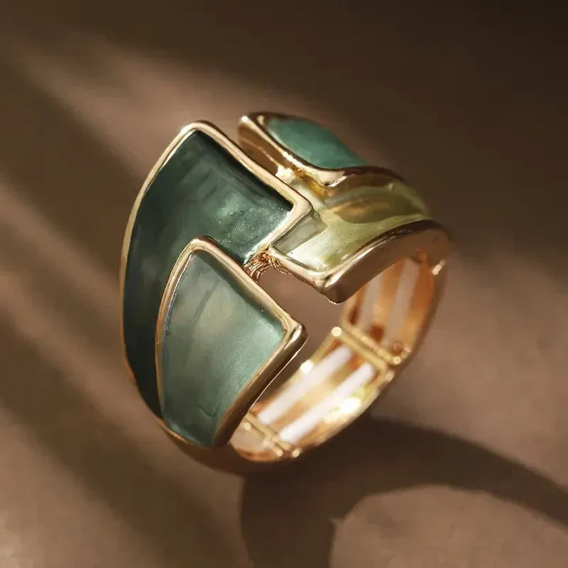 Golden Leafshine Ring | Guld