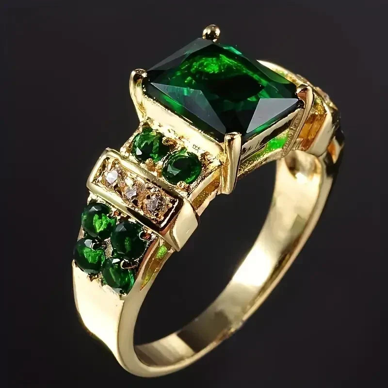Uovertruffen Smaragd Ring | Guld