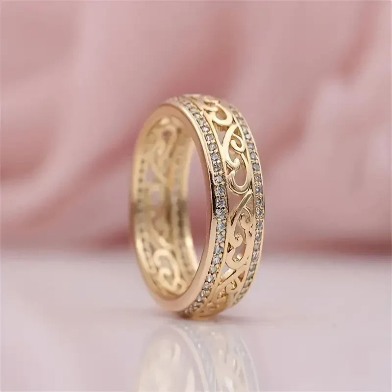 Skinnende Hult Guld Ring | Guld
