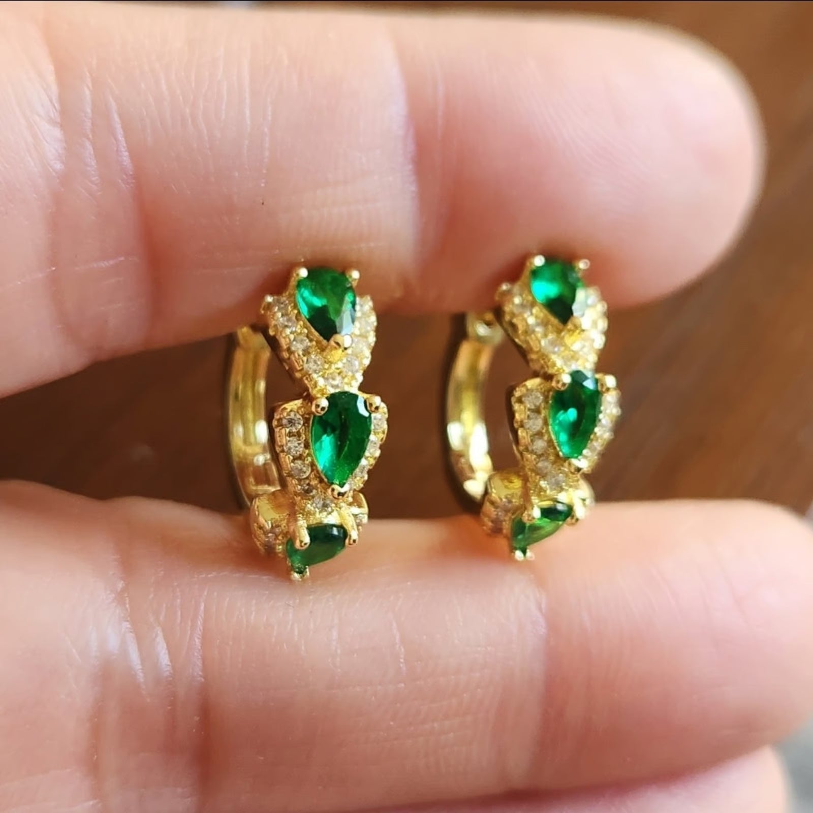 Sylvarra Jadelisse Øreringe | Guld