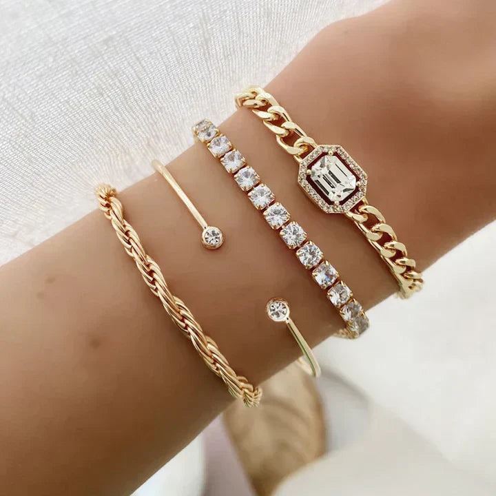 Domitia Calvina Armbåndsæt | Guld